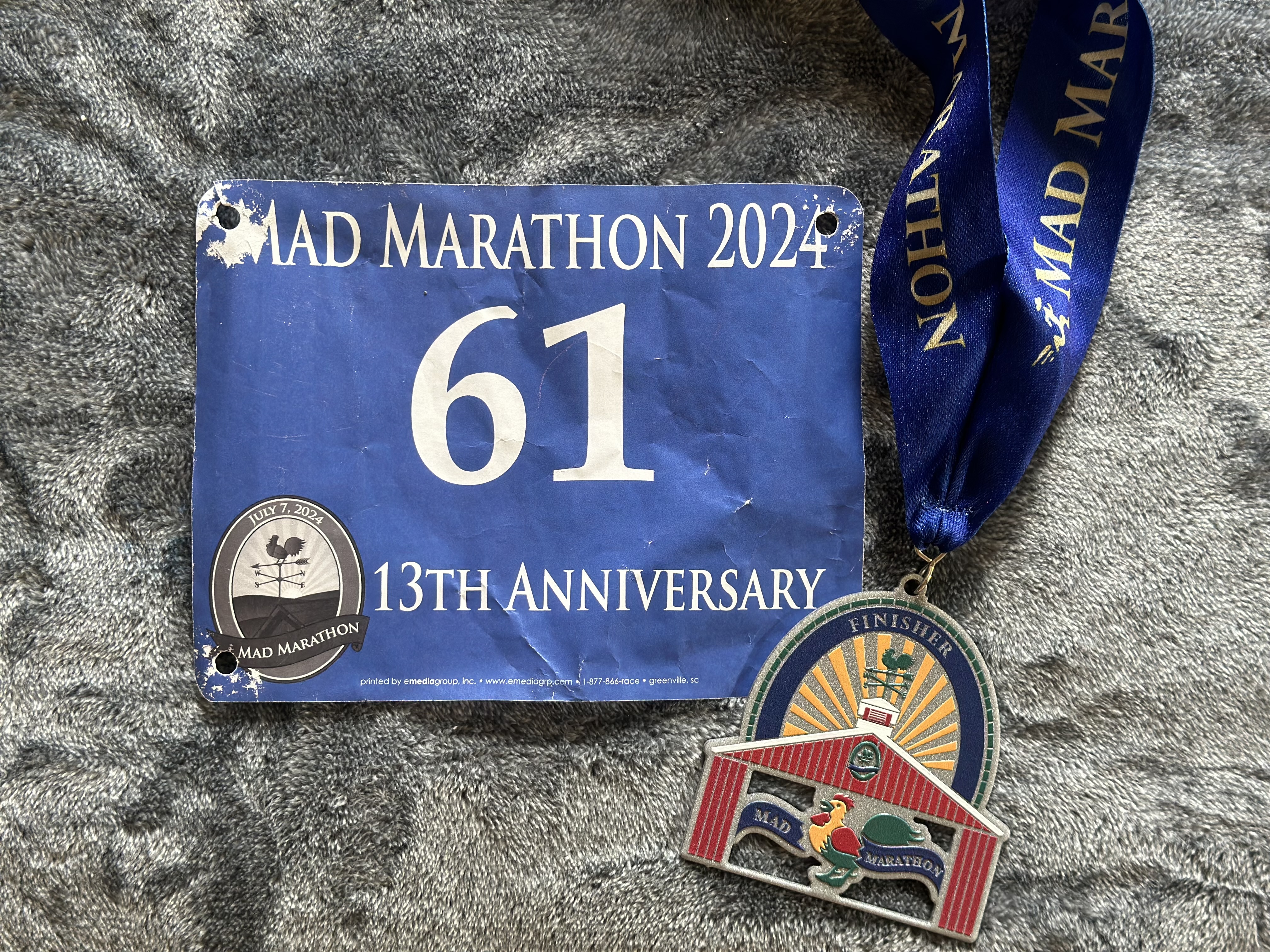 Matt Coneybeare - Marathon 31 - Medal