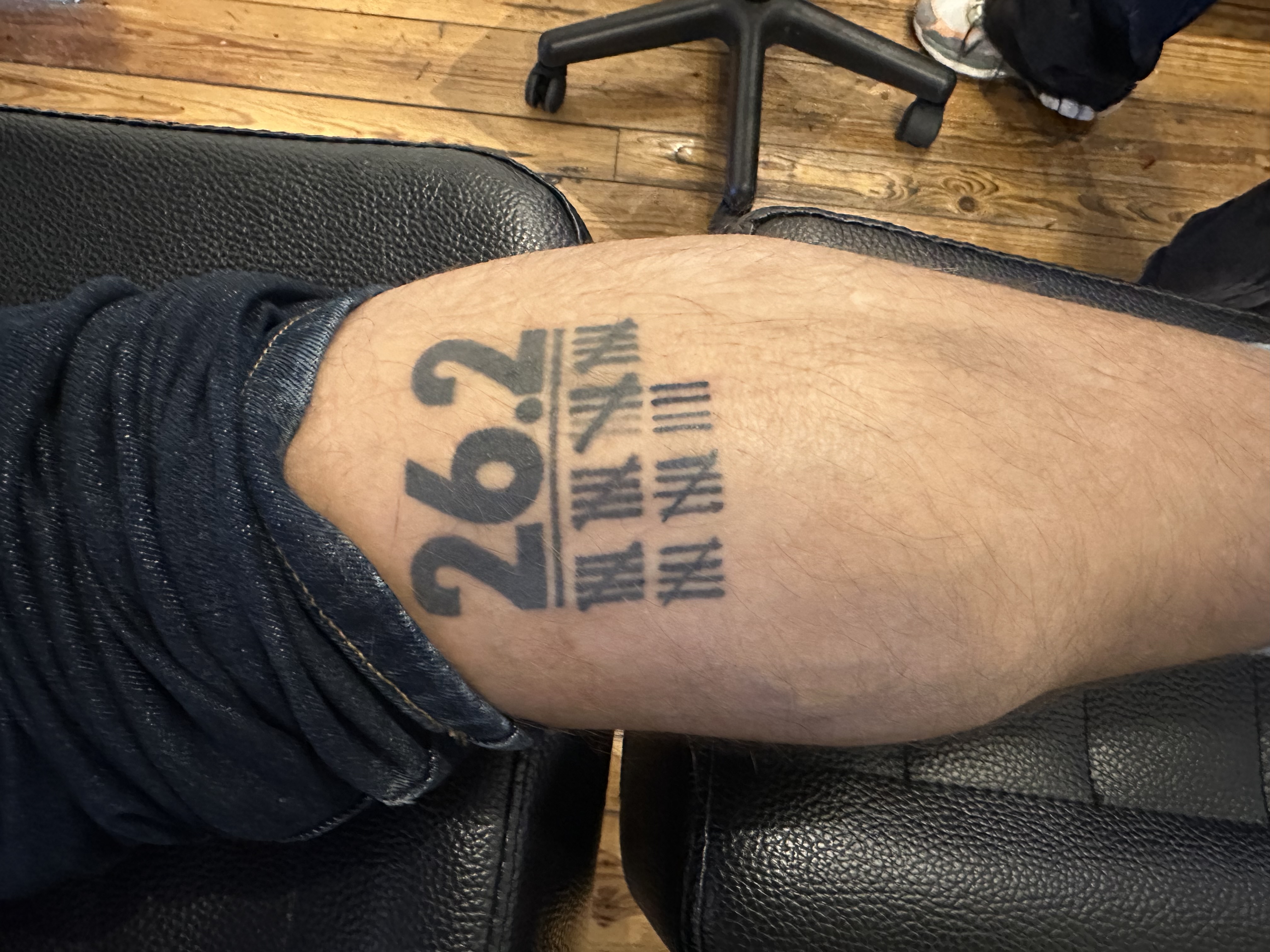 Matt Coneybeare - Marathon 34 - Tattoo