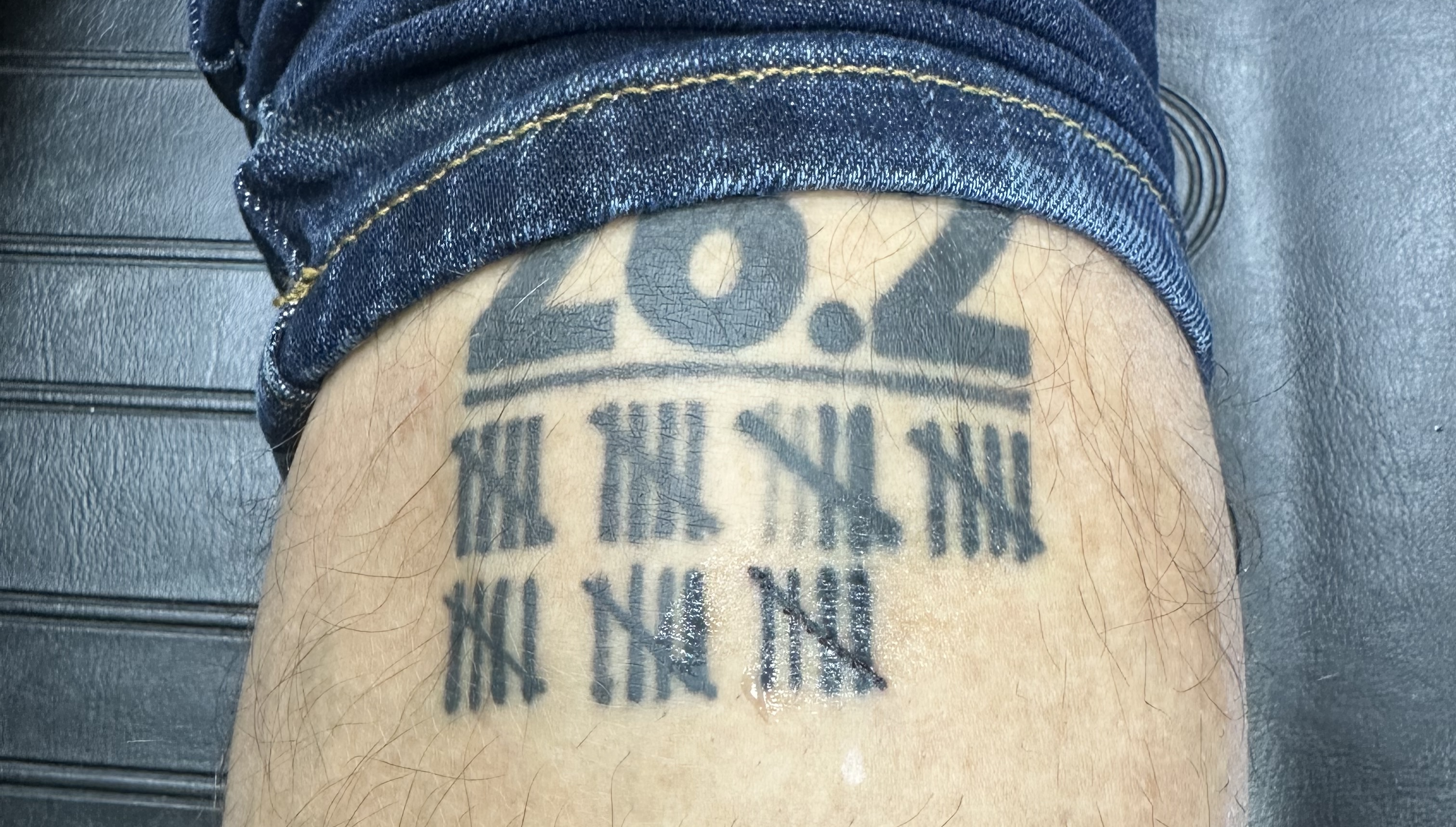 Matt Coneybeare - Marathon 35 - Tattoo