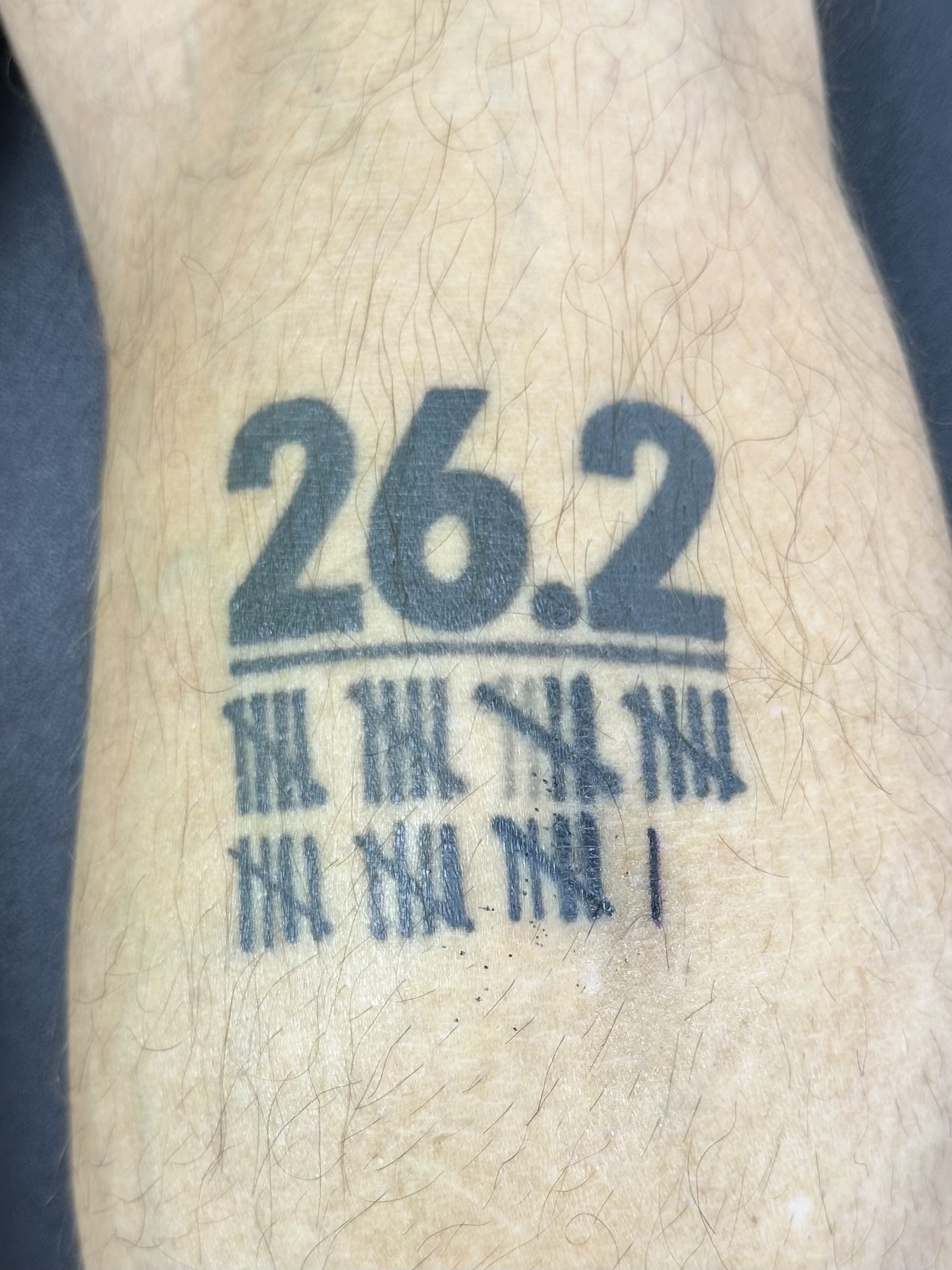 Matt Coneybeare - Marathon 36 - Tattoo